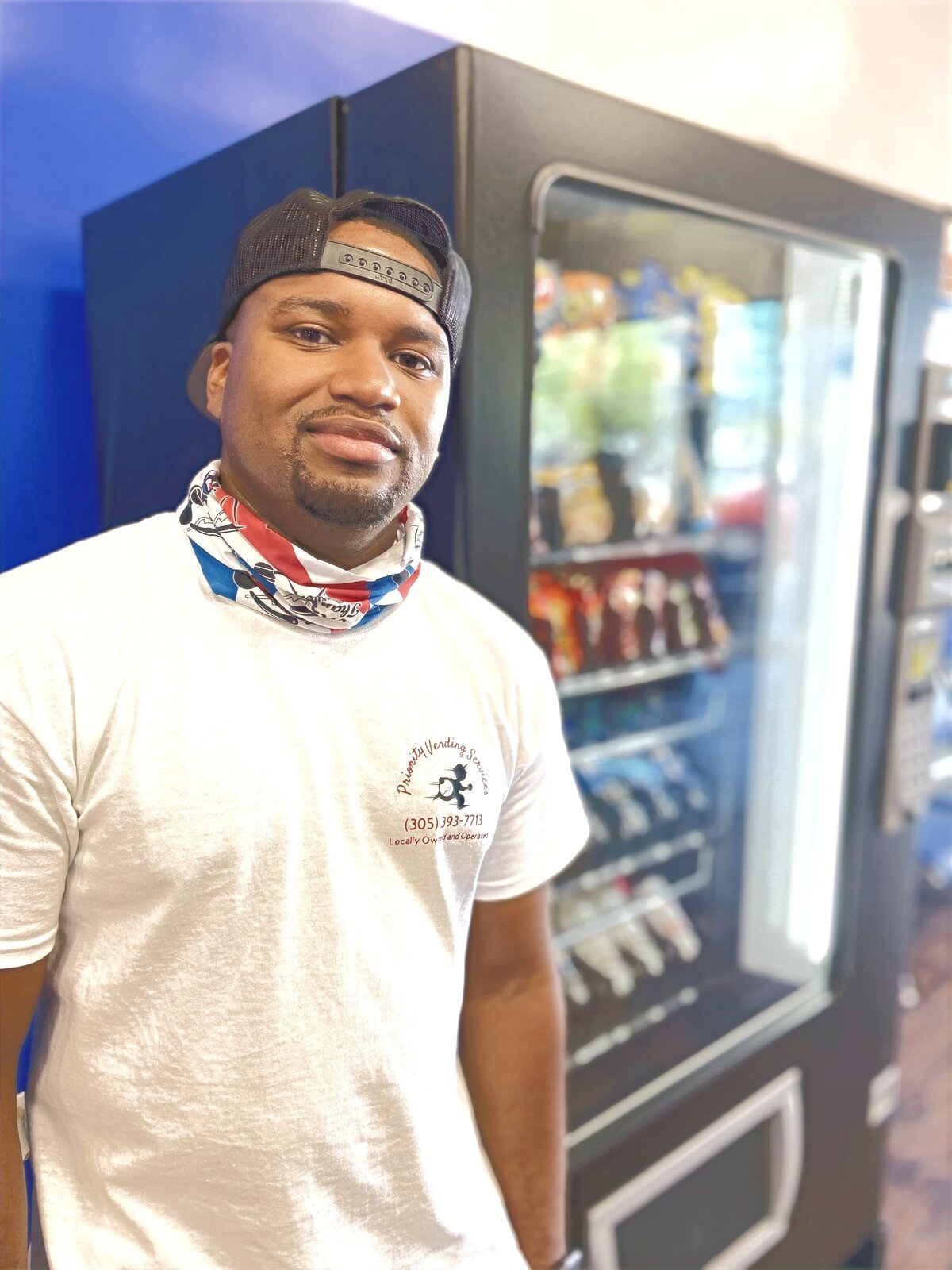 Devon Spencer, founder of Priority Vending Services